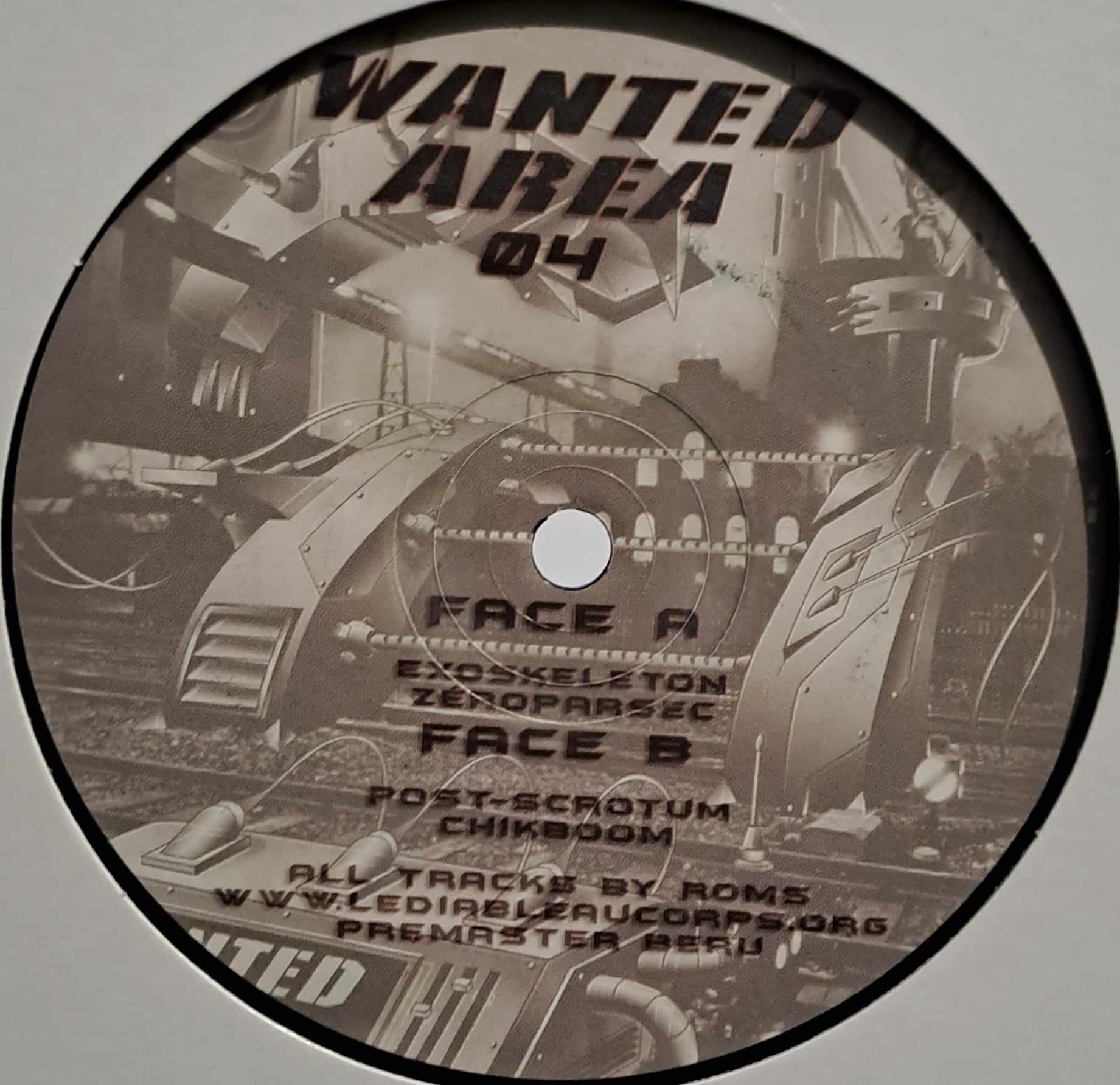 Wanted Area 004 - vinyle freetekno